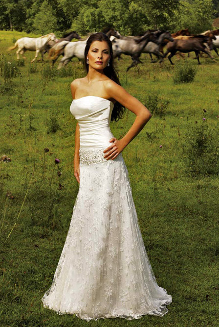 Orifashion HandmadeRomantic and Handmade Wedding Dress AL151
